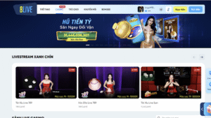 Tìm hiểu đôi nét về sảnh Live Casino 8Live